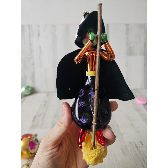 Radko vintage hilda witch broom Italian ornament Xmas Halloween - Picture 2 of 13